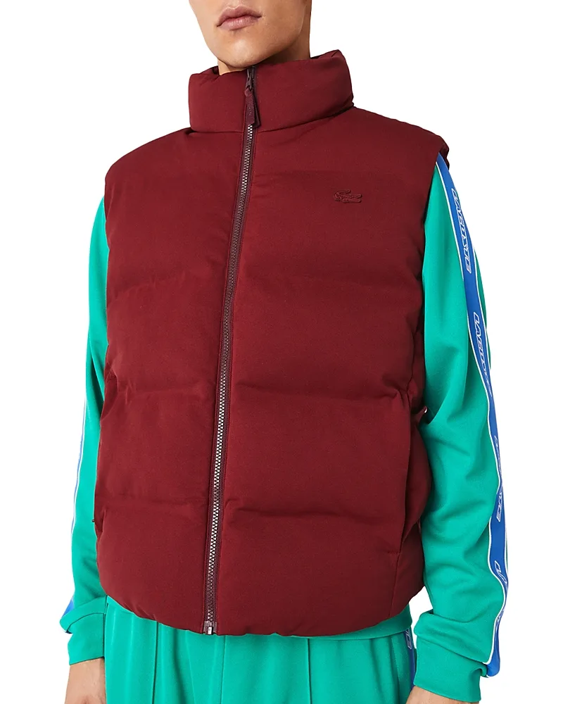 Blouson Hooded Puffer Vest by Lacoste