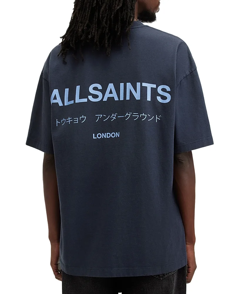 Underground Organic Cotton Logo Graphic Tee by AllSaints