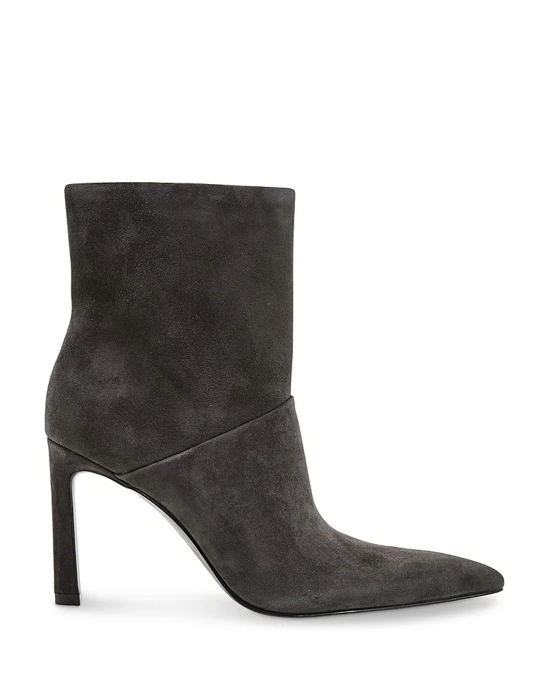 Jessica Suede Stiletto Ankle Boots by Reiss