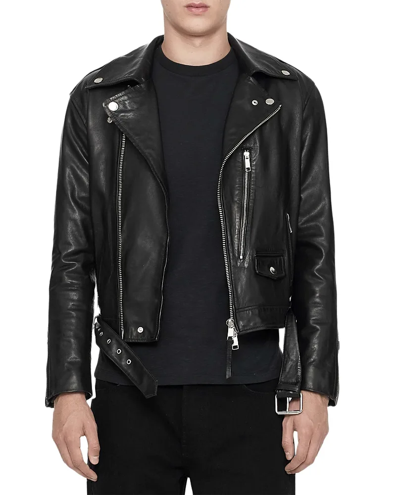 Neo Biker Zip Leather Jacket