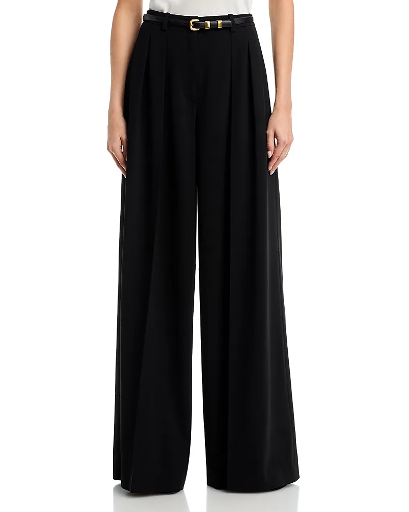 Michael Kors Collection Shannon High Waist Wide Leg Pants by MICHAEL Michael Kors