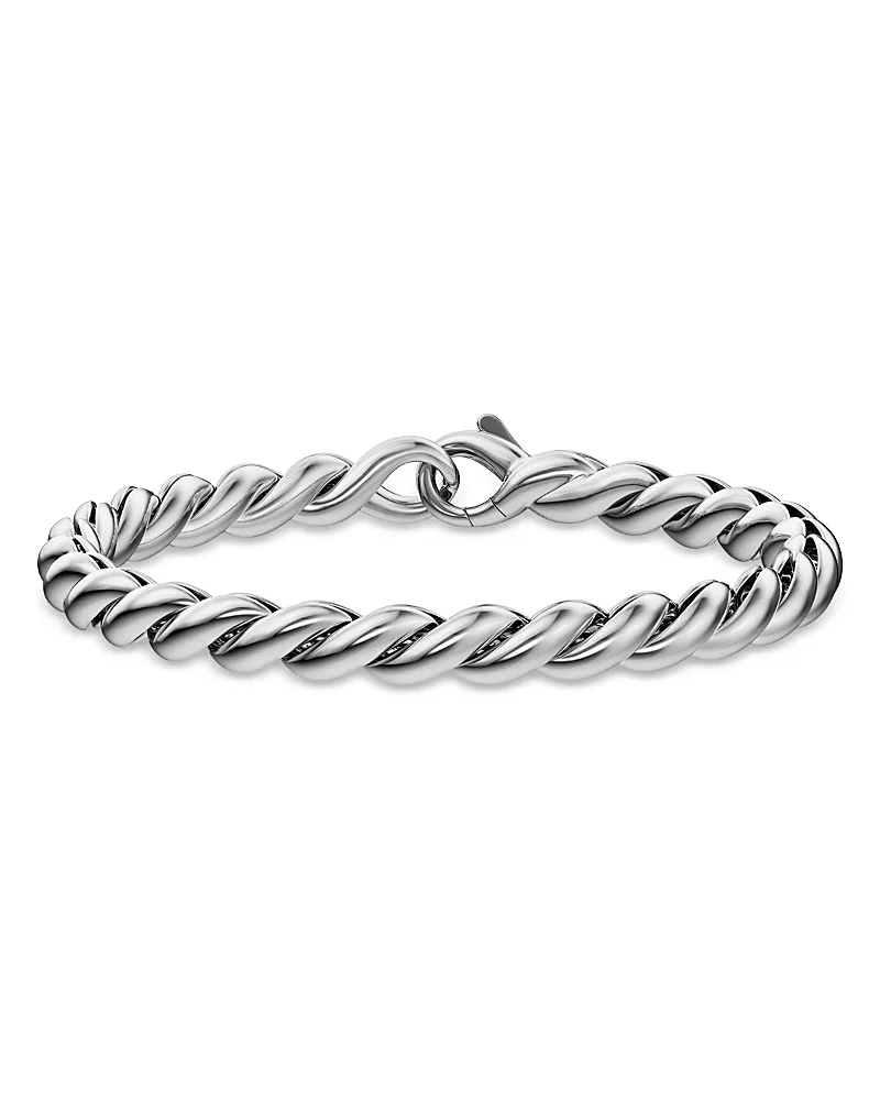 Sculpted Cable Chain Bracelet in Sterling Silver 5.7mm by David Yurman
