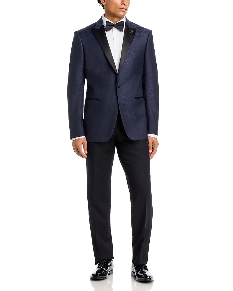 Star USA Floral Jacquard Slim Fit Wool Blend Dinner Jacket by John Varvatos