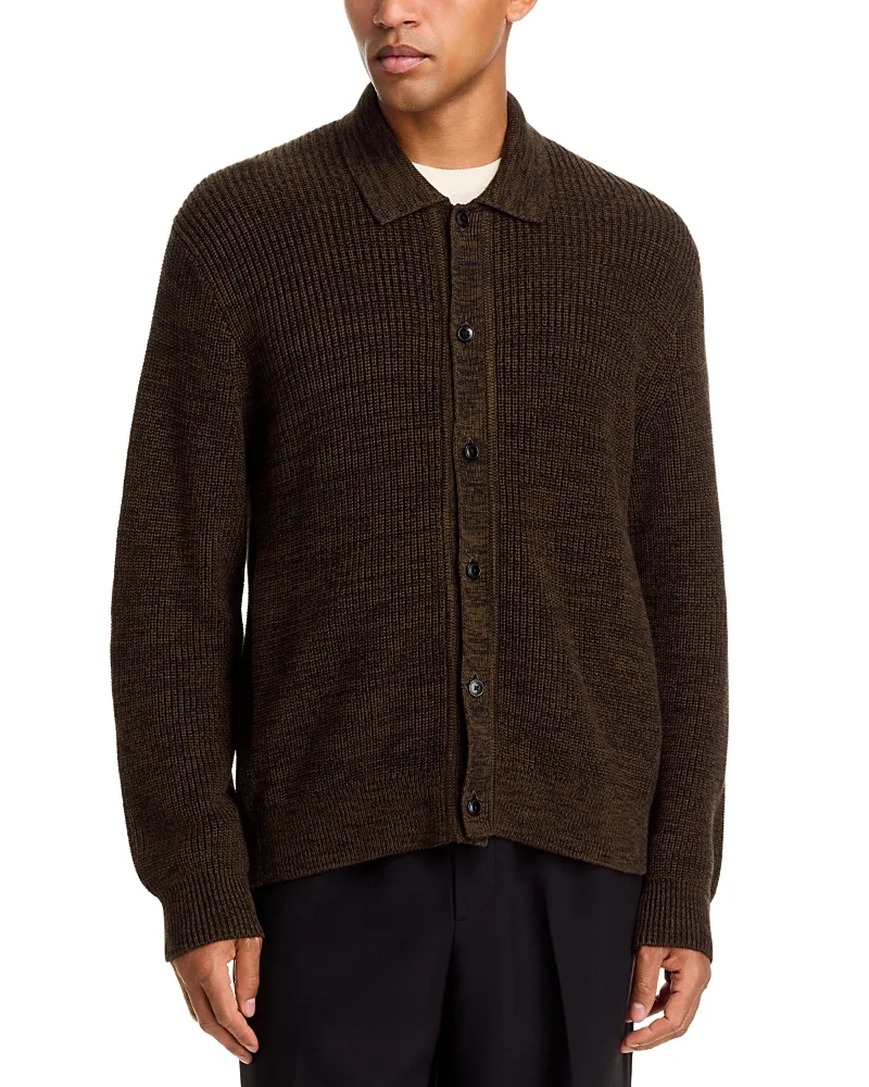 Fisherman Marl Point Collar Cotton Sweater by Madewell