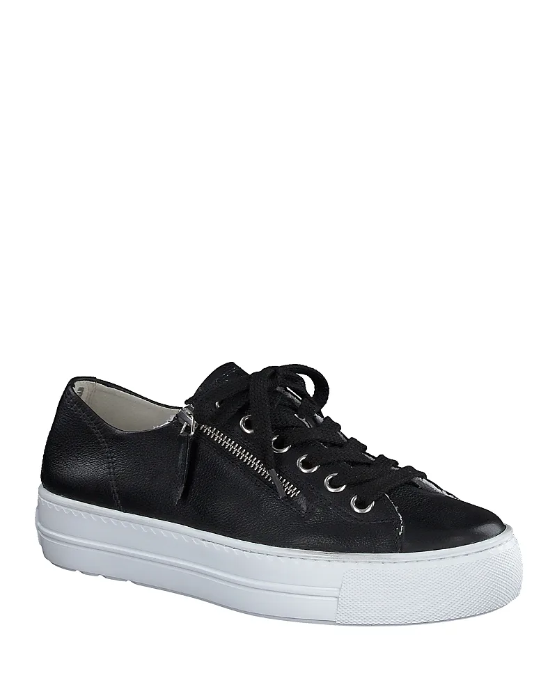 Skylar Lace Up Zip Sneakers by Paul Green