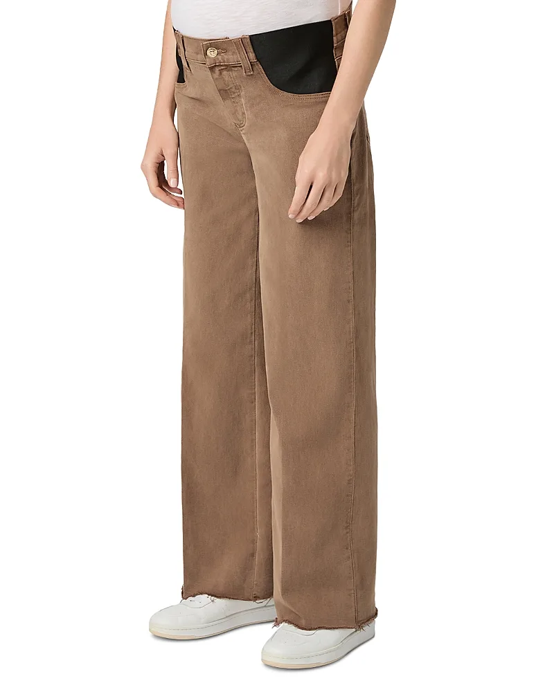 Anessa High Rise Wide Leg Maternity Jeans