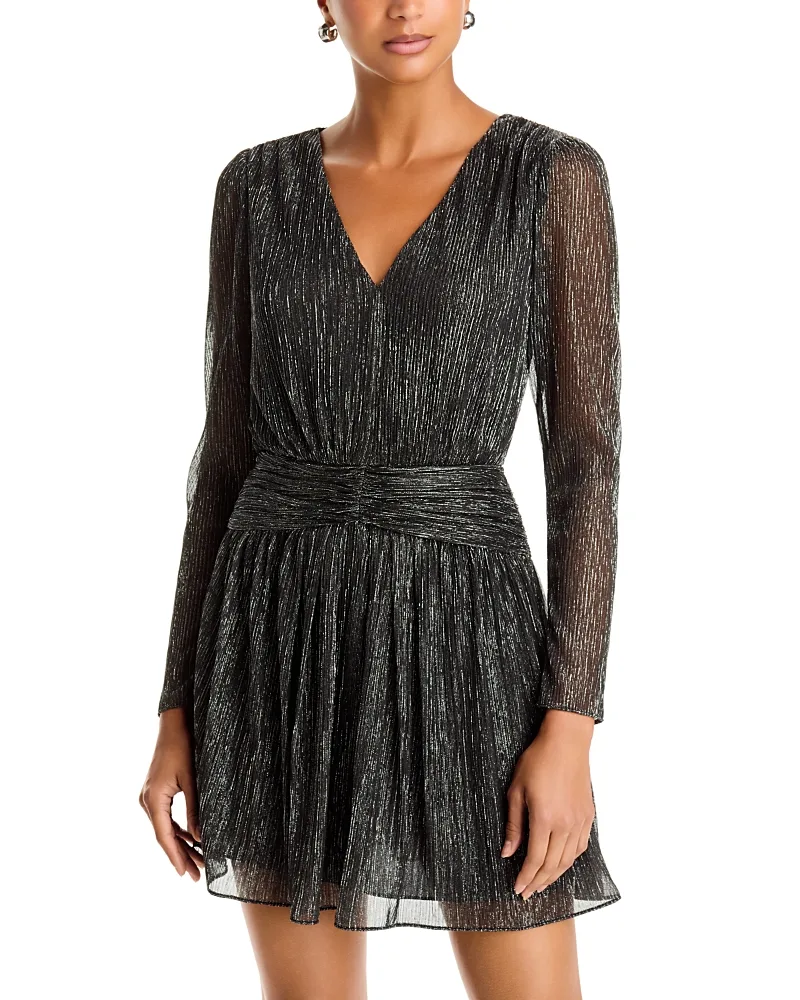Malina Plisse Mini Dress by PAIGE