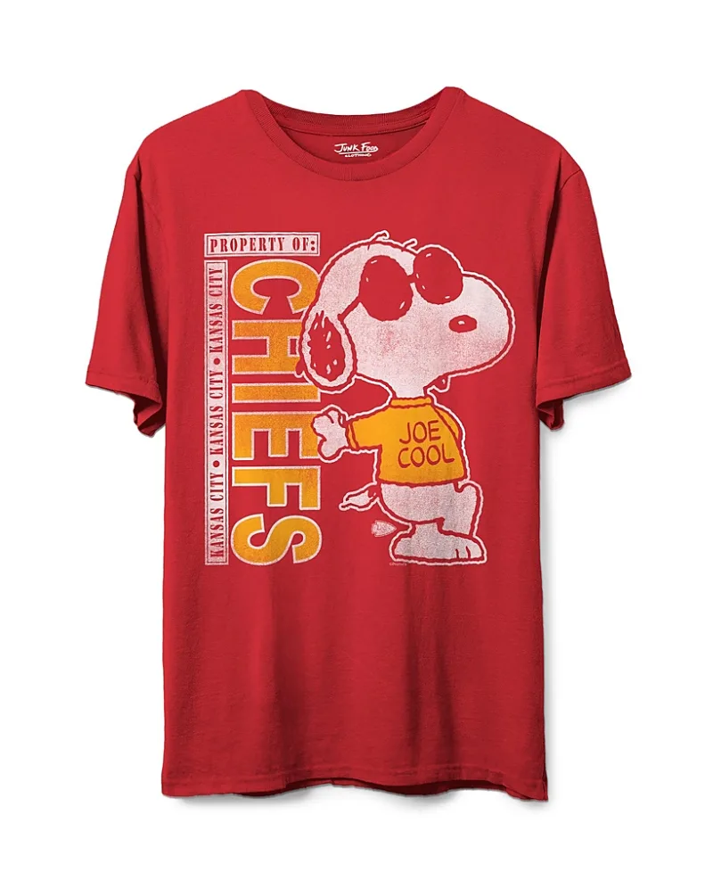 Nfl Kansas City Chiefs Joe Cool Vertical Tee by Junk Food