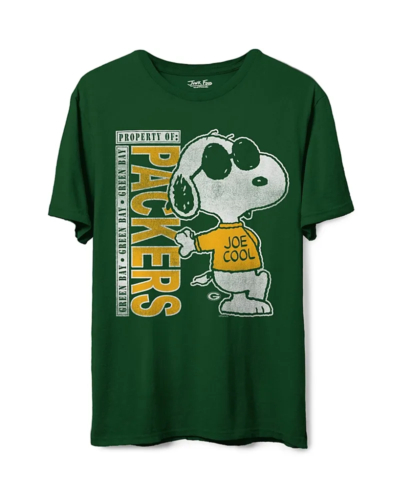 Nfl Green Bay Packers Joe Cool Vertical Tee by Junk Food