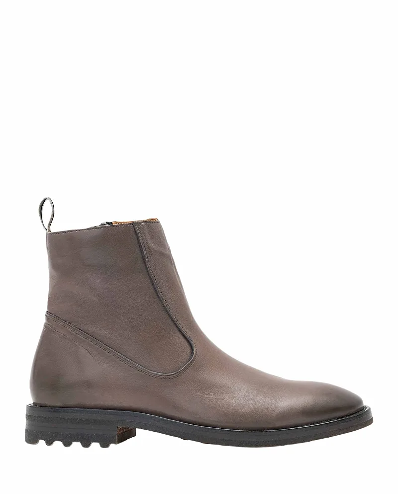 Freeman Leather Zip Up Boots by John Varvatos