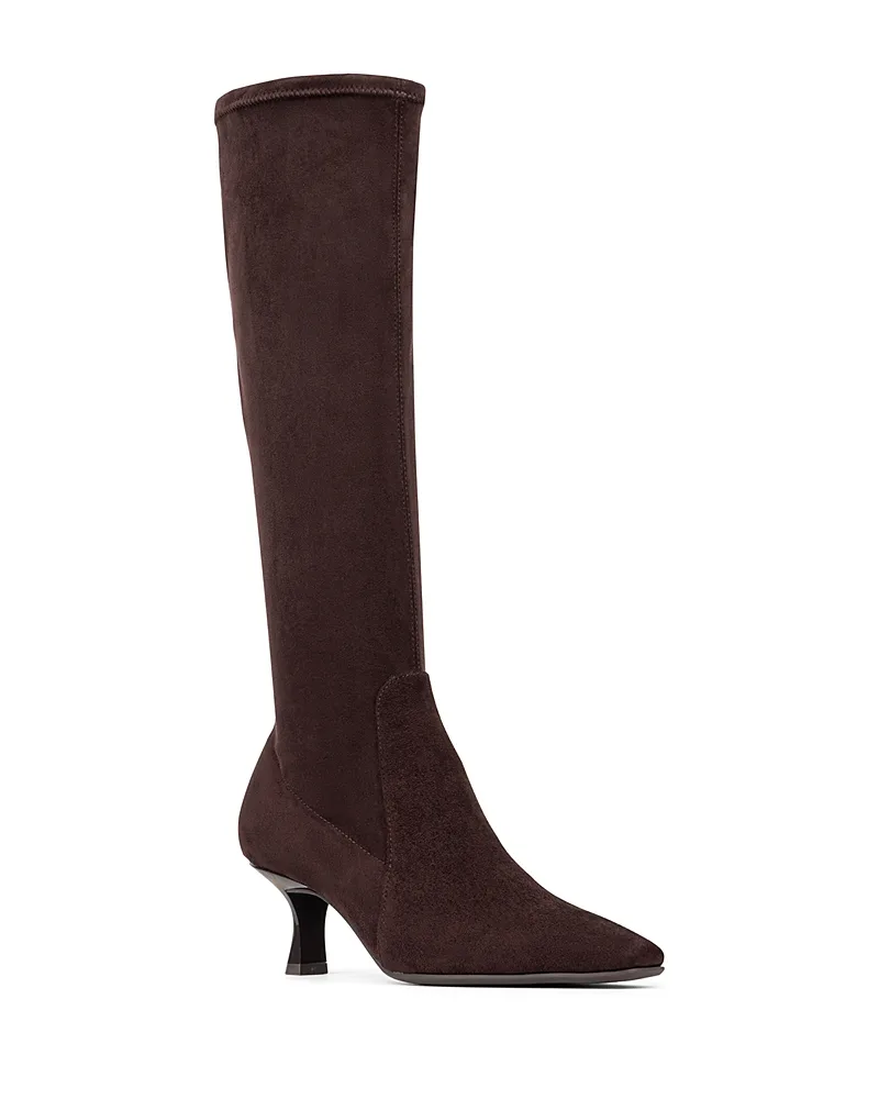 Stretch Suede Knee High Boots by Donald Pliner