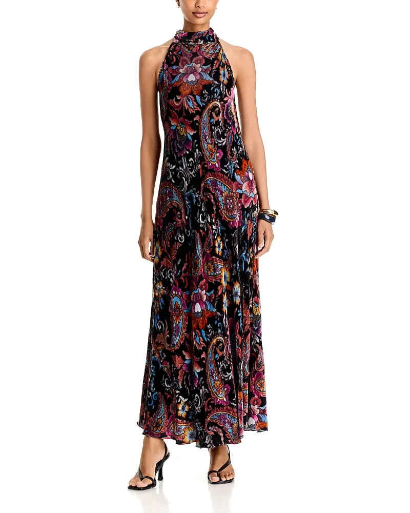 Eirene Sleeveless Mock Neck Dress by Johnny Was