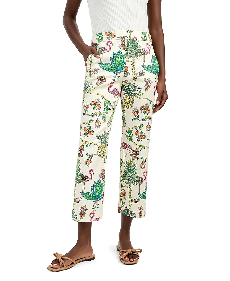 Lulu Cropped Tailored Pant by Trina Turk