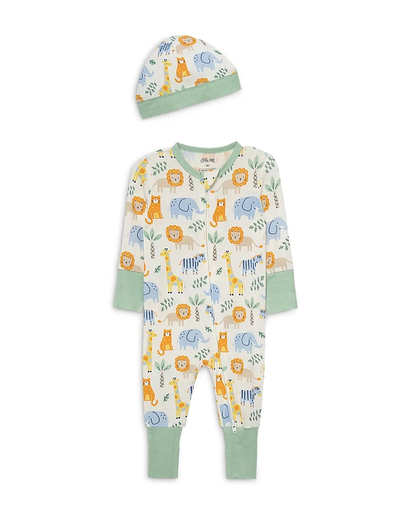 Jungle Pals Coverall and Hat by Little Me