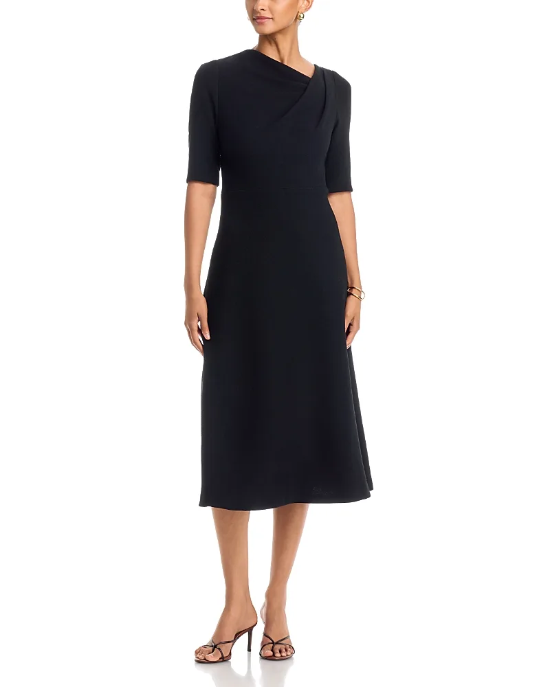 Crepe Asymmetrical Dress by Teri Jon