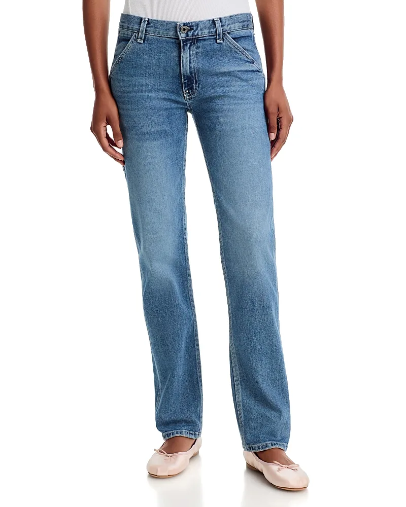 Mid Rise Carpenter Slim Leg Jeans by Askk Ny