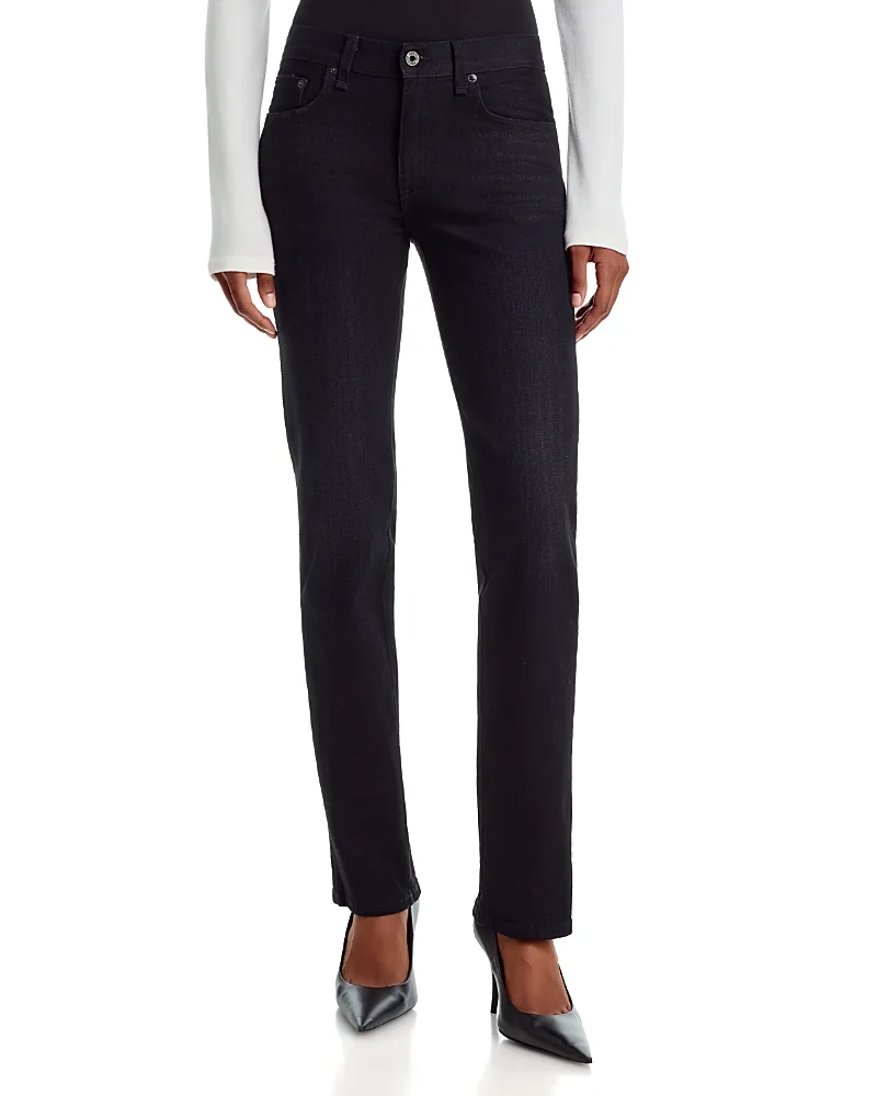 Mid Rise Slim Leg Jeans by Askk Ny