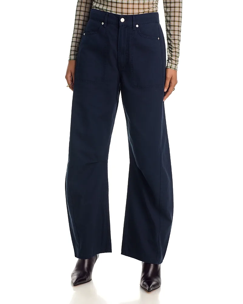 Sloan High Rise Barrel Leg Jeans by Veronica Beard