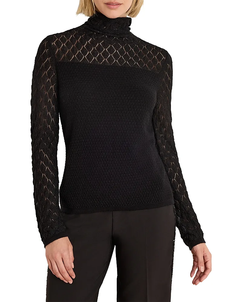 Knit Lace Sweater by Nic+Zoe