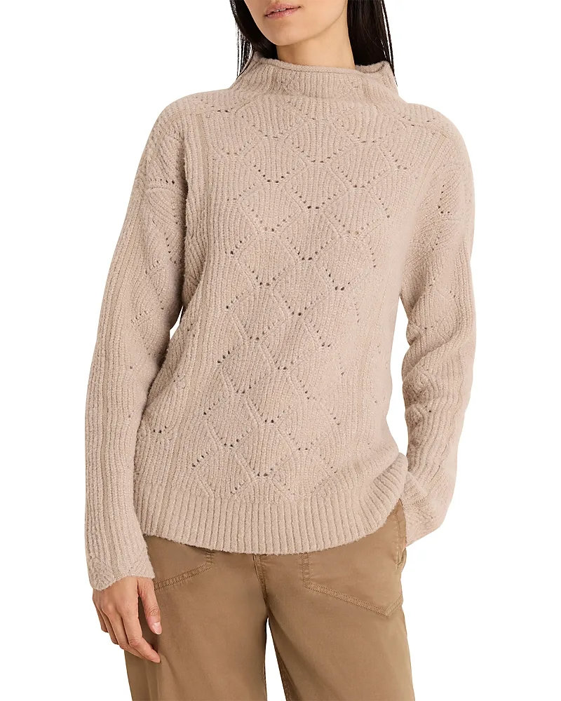 Diamond Jubilee Funnel Neck Sweater by Nic+Zoe