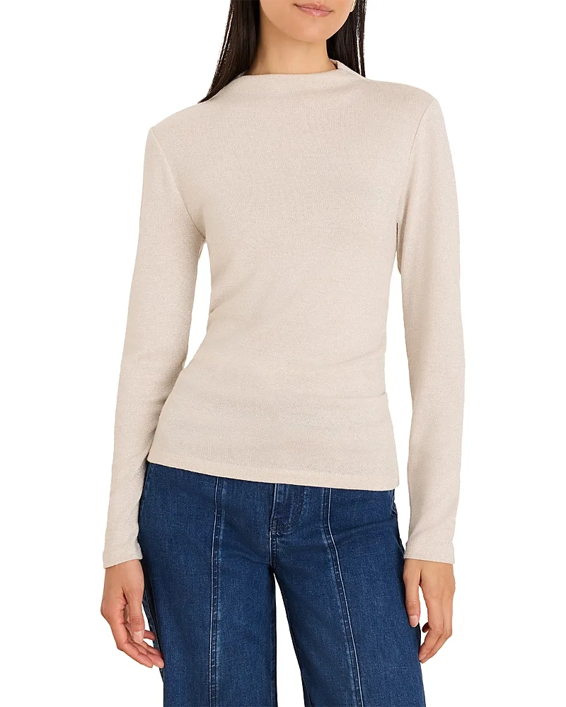 Everyday Sparkle Ruched Top by Nic+Zoe