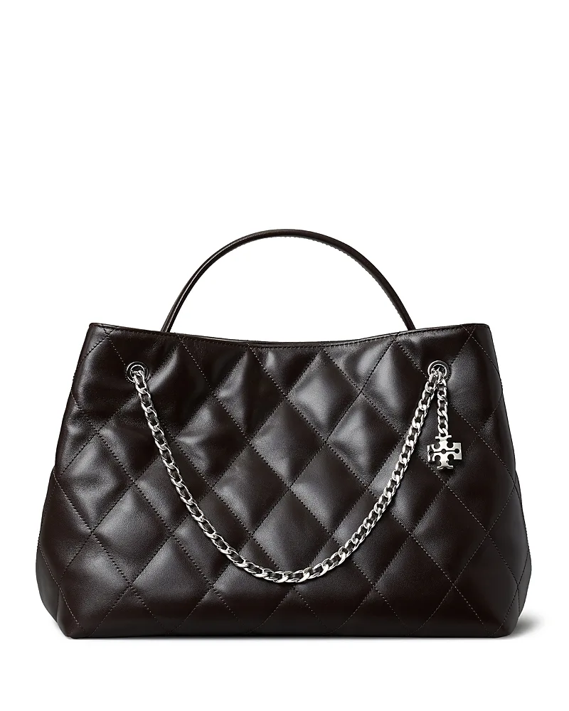 Fleming Quilted Leather Carryall by Tory Burch