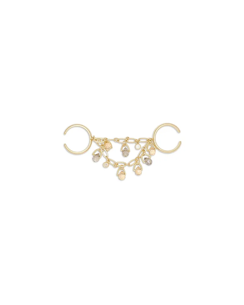 Brielle Crystal Connected Double Ring by Ramy Brook