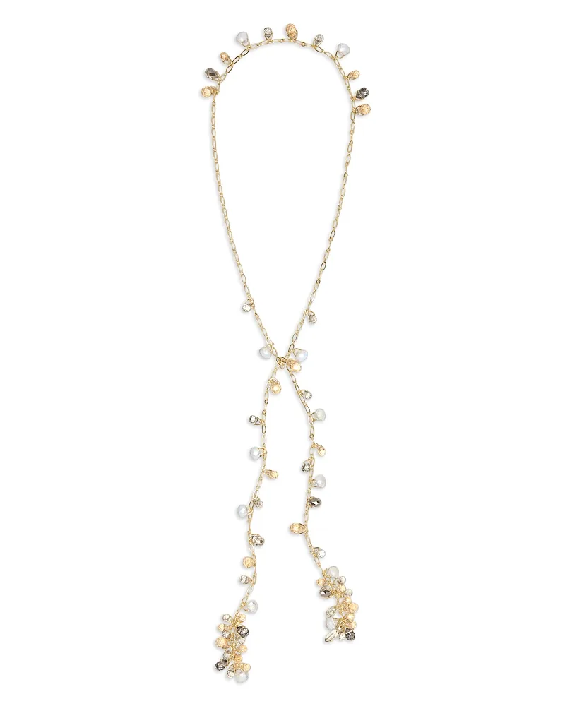 Brielle Crystal Chain Wrap Necklace, 44 by Ramy Brook