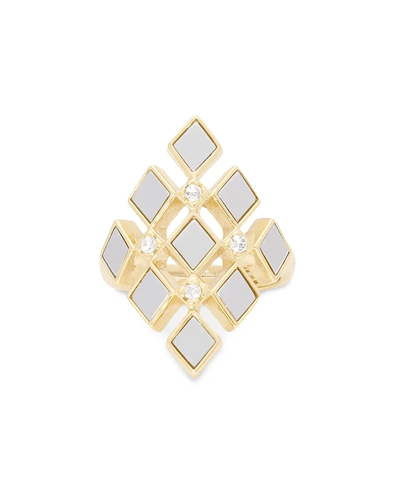Eliza Two Tone Cocktail Ring by Ramy Brook