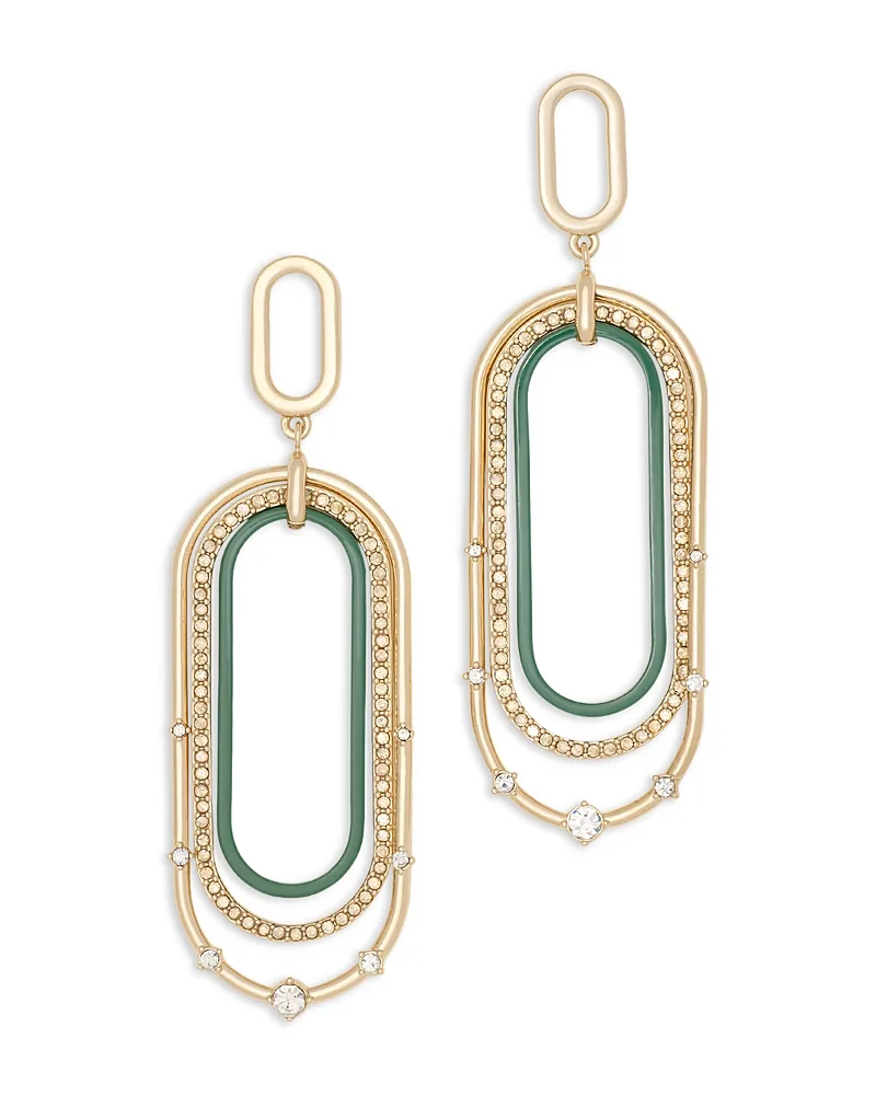 Mila Loop Drop Earrings, 3.2L by Ramy Brook