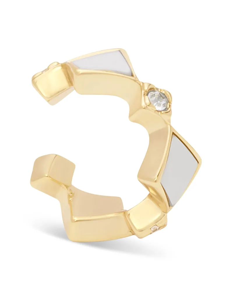 Nila Two Tone Cuff Earring, 0.6 Diameter by Ramy Brook