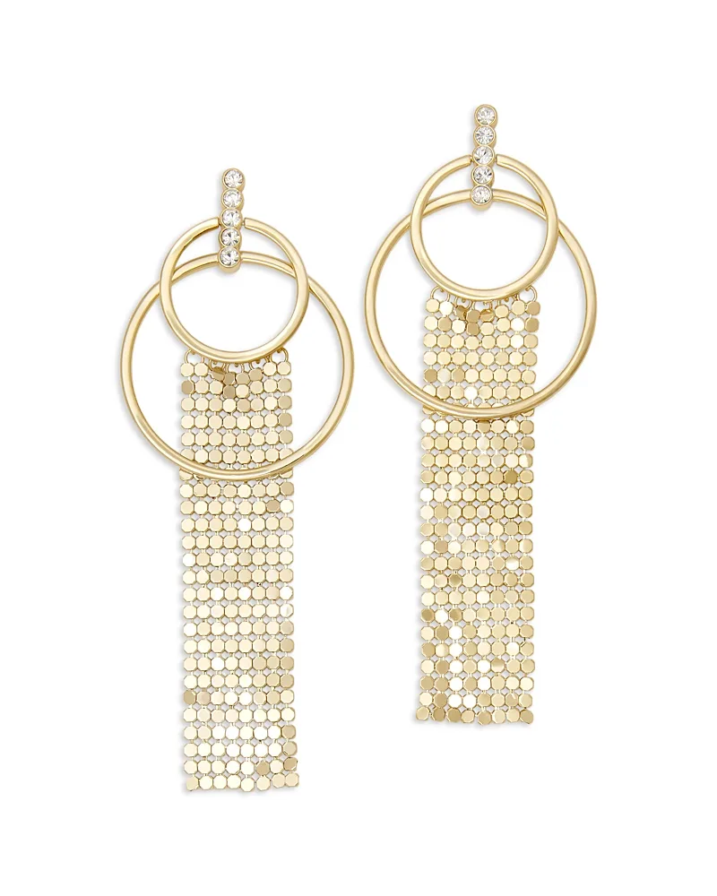 Nora Loop & Mesh Drop Earrings, 4.5L
