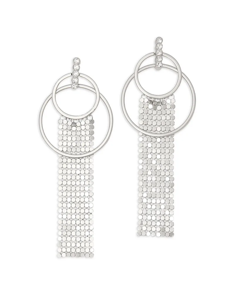 Nora Loop & Mesh Drop Earrings, 4.5L