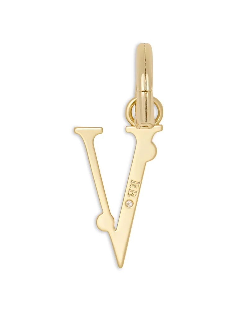 Alphabet Charm - V by Ramy Brook