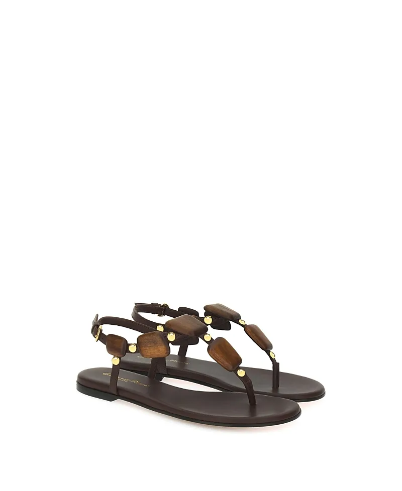 Munduk Flat Sandal by Gianvito Rossi
