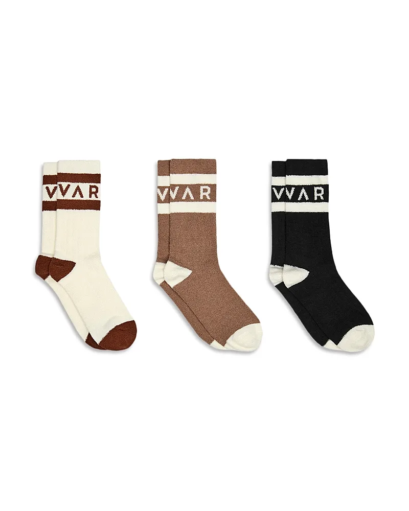 Spencer Logo Crew Socks, Pack of 3 by Varley