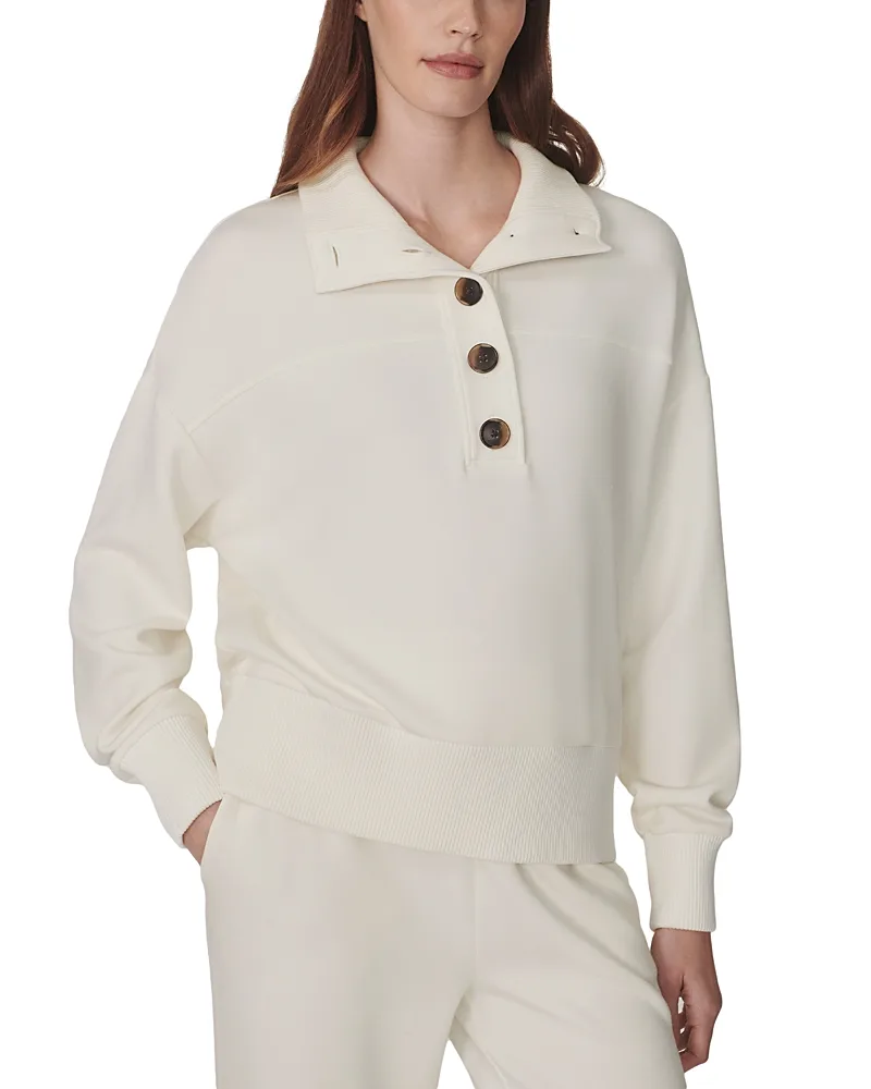 Bronya Button Placket Sweatshirt by Varley
