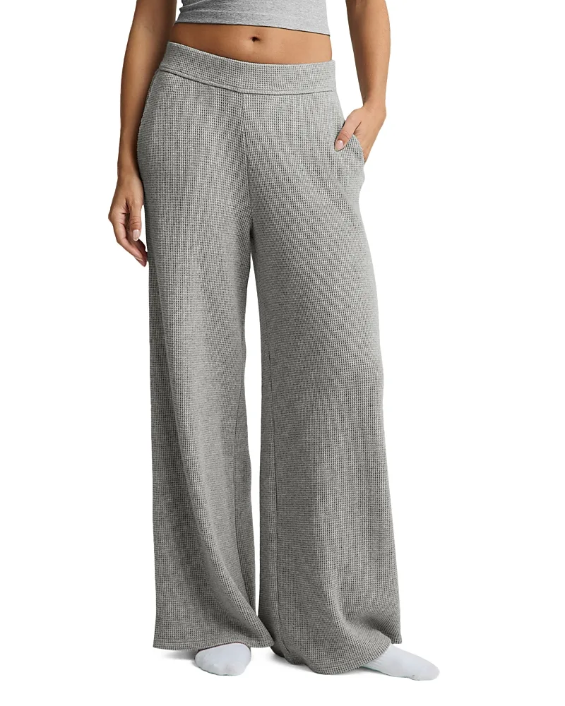 Rest Day Waffle Wide Leg Pants by Beyond Yoga