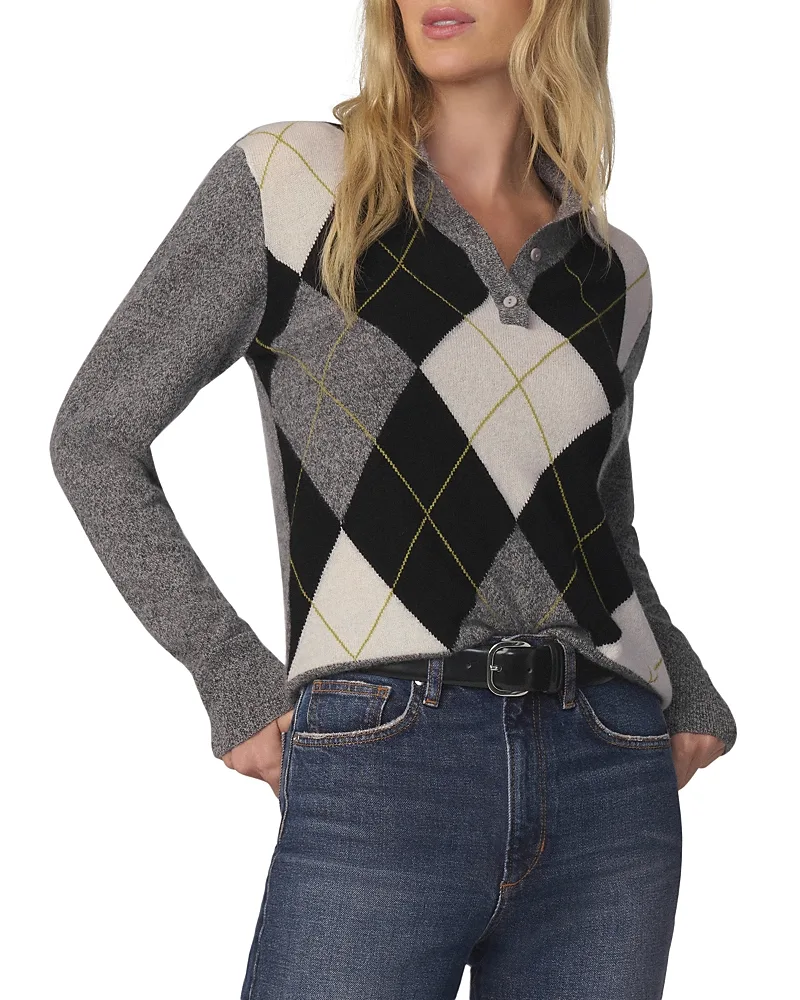 The Long Sleeve Cashmere Polo Sweater by Joe's Jeans