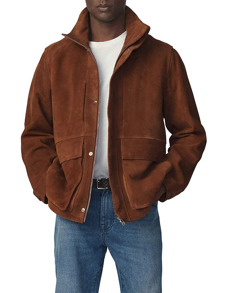 Suede Leather Modern Travel Jacket by Joe's Jeans