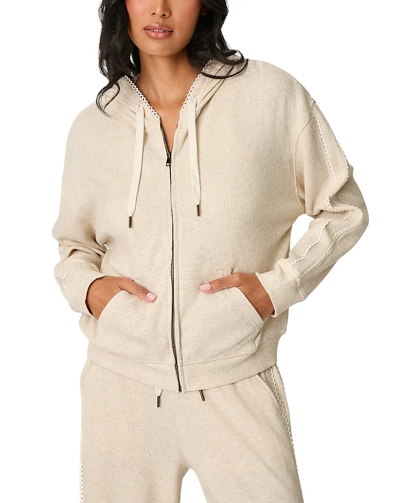 Lisette Heather Oatmeal Hoodie by PJ Salvage