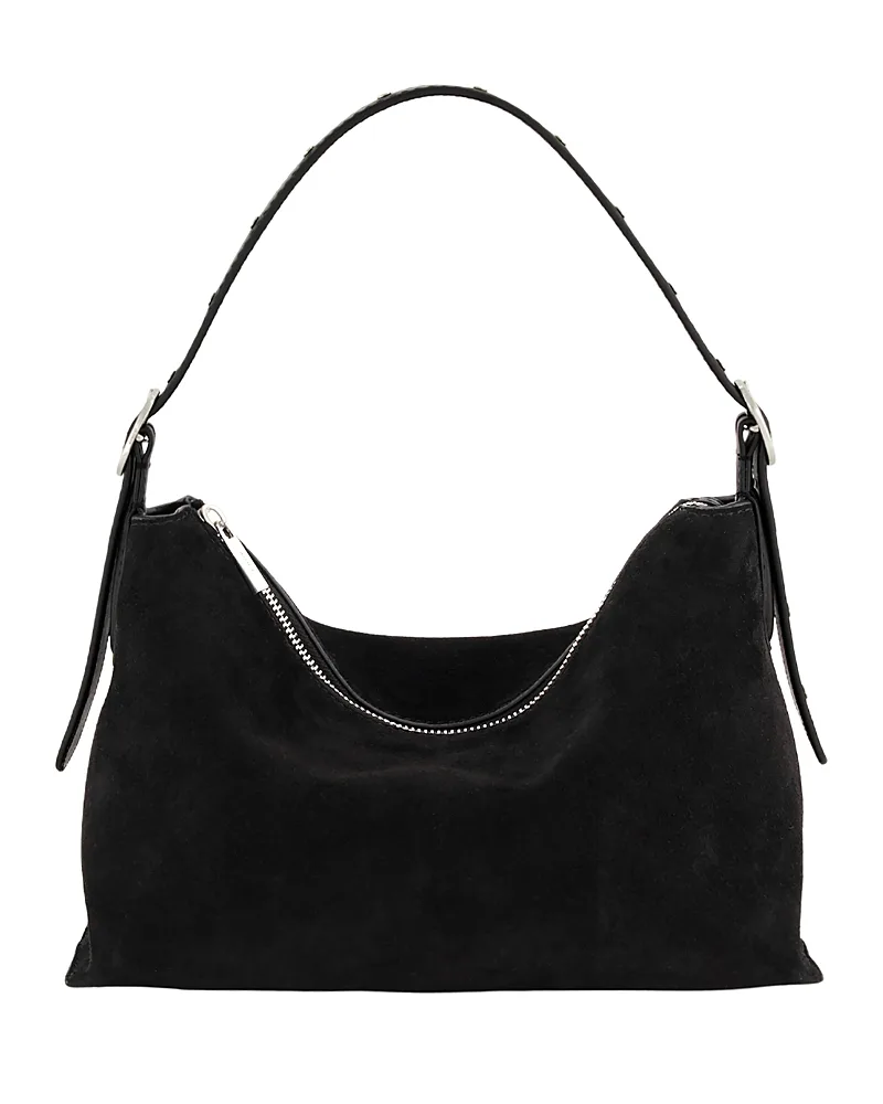 Vivian Medium Suede Hobo Bag by Vince