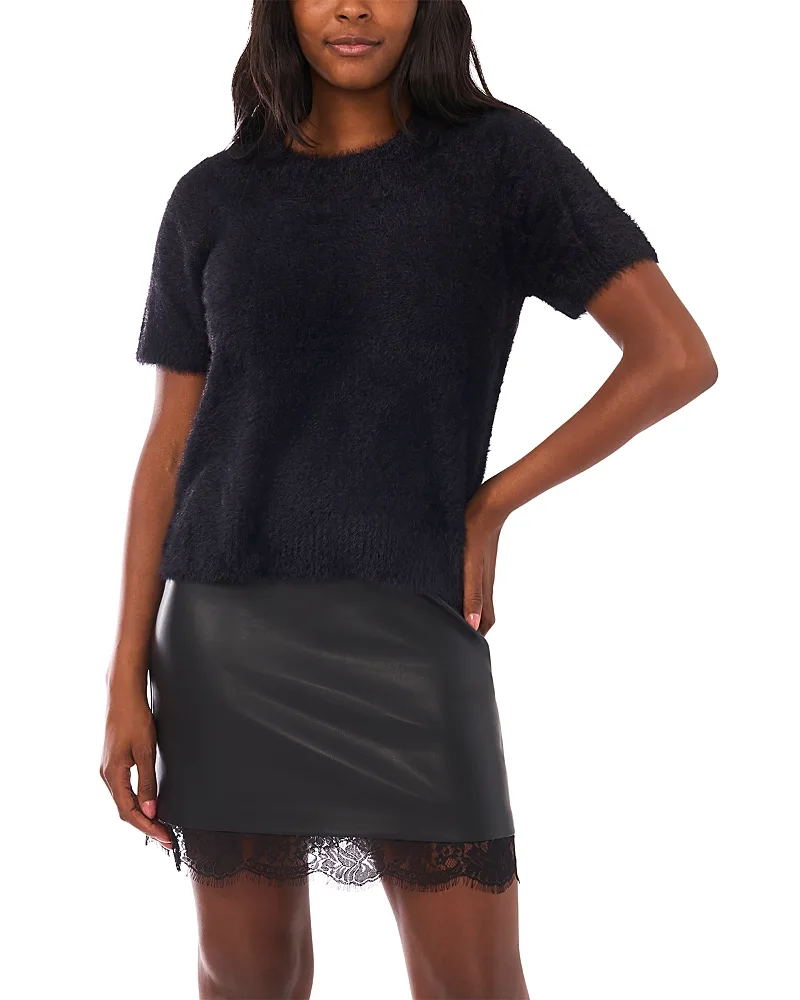 Eyelash Crewneck Sweater by Vince Camuto