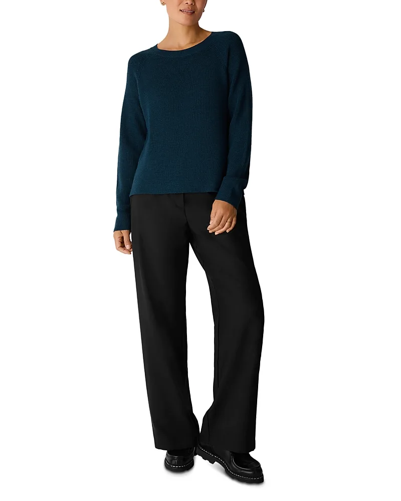 Merino Wool Crewneck Sweater by Eileen Fisher