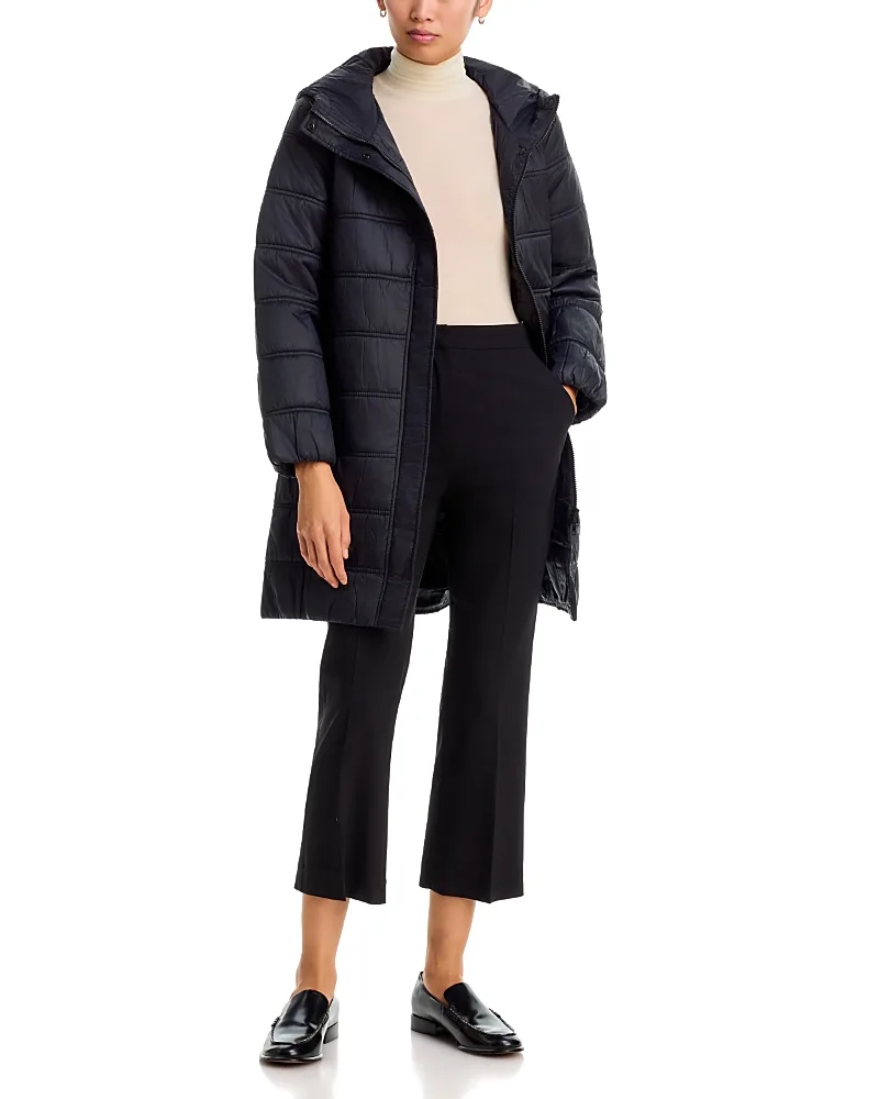 Hooded Puffer Coat by Eileen Fisher