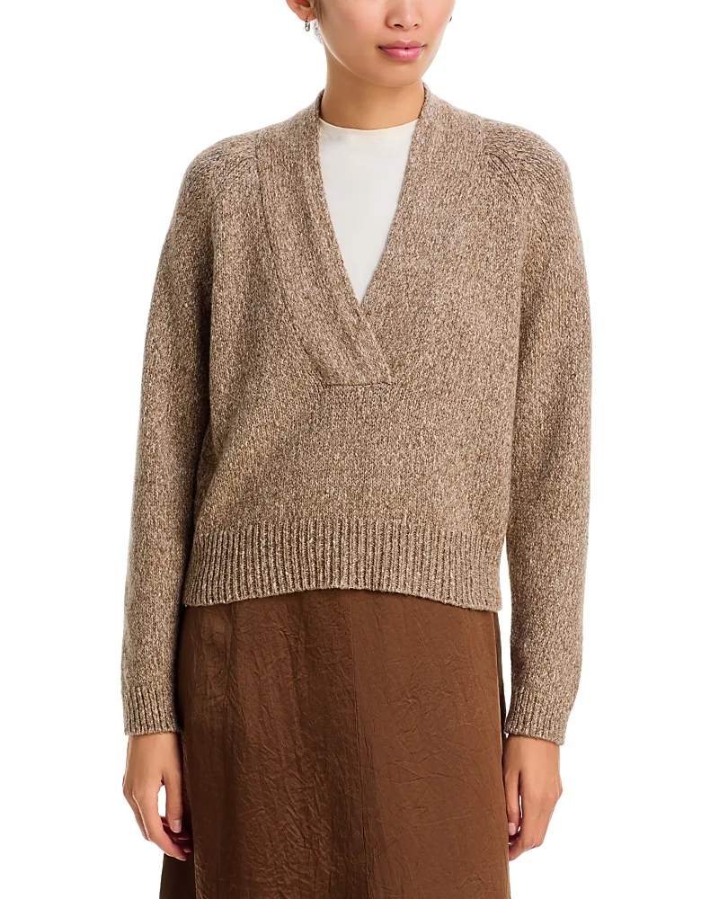 Boxy V Neck Sweater by Eileen Fisher