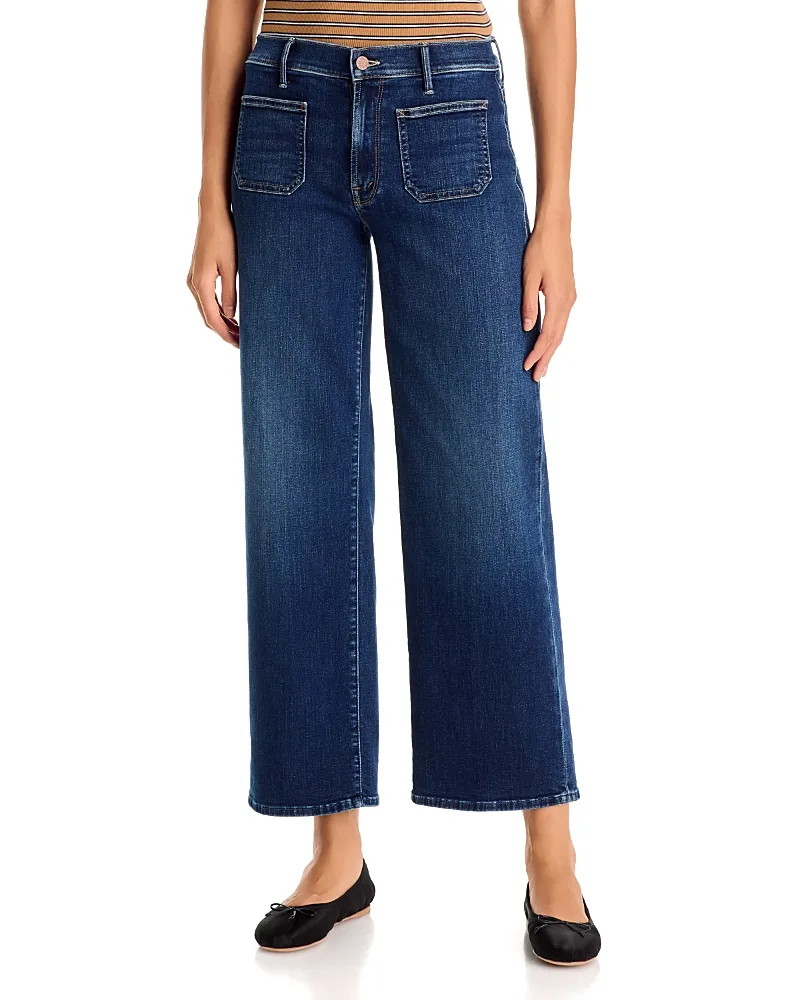 Maven Patch Pocket Mid Rise Jeans in Backstage Pass by MOTHER