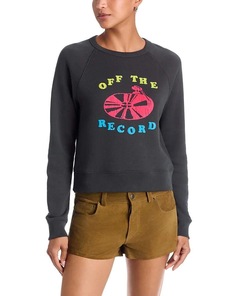 Itty Concert Cotton Sweatshirt by MOTHER