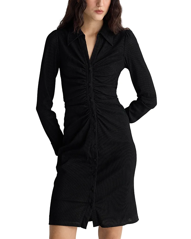 Sheska Corduroy Button Front Dress by Diane Von Furstenberg