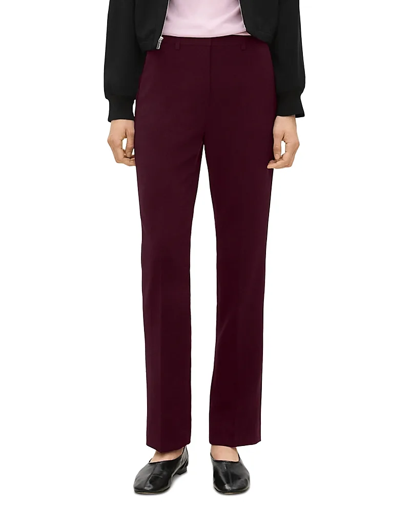 Marcee Flat Front Pants in Admiral Crepe by Theory